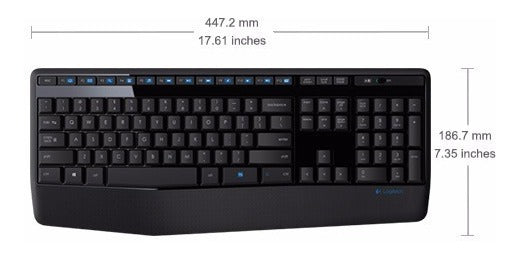 Kit Teclado Mouse Inalambrico Home Office Logitech MK345