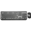 Kit Teclado y Mouse Inalambrico  Black Tecmaster WKM-3753