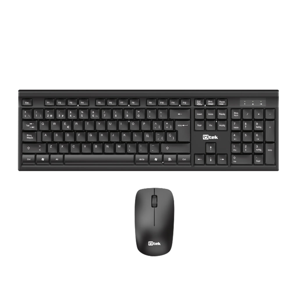 Kit Teclado y Mouse Inalambrico Español UT-KTD450W