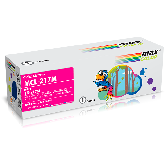 Kit Toner Compatible para Brother TN-217 BK CMY