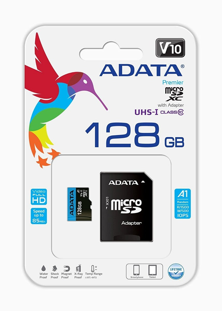 Memoria Micro SD 128GB SDXC UHC-I ADATA Clase 10