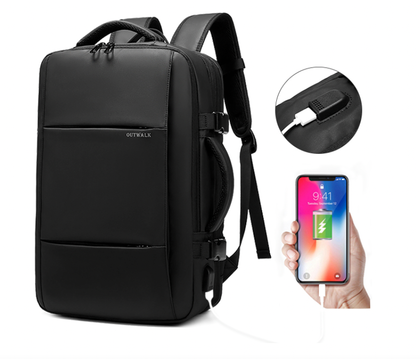 Mochila Bolso Notebook Viajera  17 Pulgadas 23 a 39LT Goforit