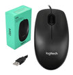 Mouse Logitech Alambrico USB M90 Negro