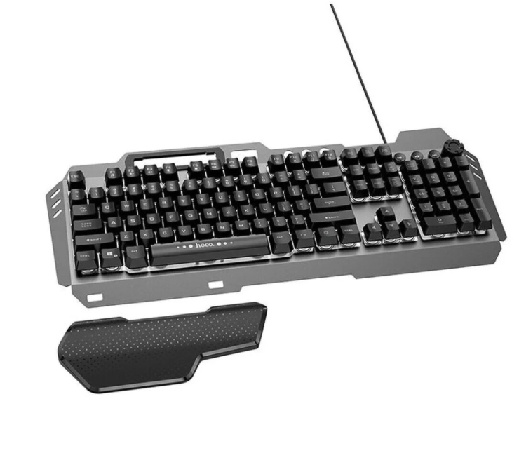 Mouse y Teclado Gamer Multimedia RGB Metal Hoco GM12