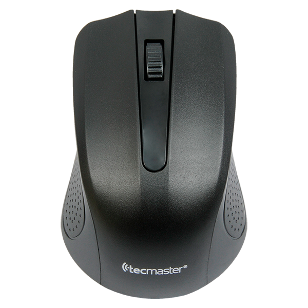 Mouse Inalambrico Negro Para Notebook Macbook Tecmaster