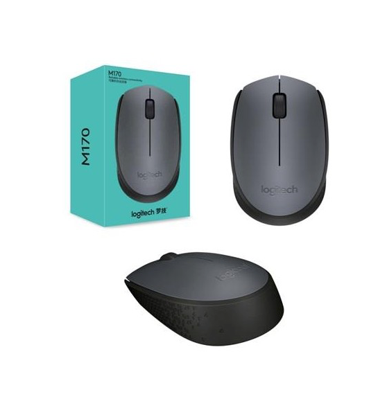 Mouse Inalámbrico Wireless Logitech M170 Gris