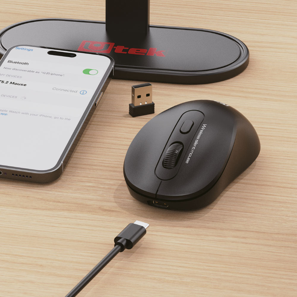 Mouse Inalámbrico Bluetooth 2.4G Ulink UT-MO750R