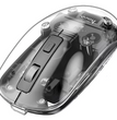 Mouse Inalámbrico y Bluetooth Hoco GM29 Cristal Negro