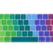 Protector Teclado Para Macbook Pro 13/15 A1989 A2159 Arcoiris