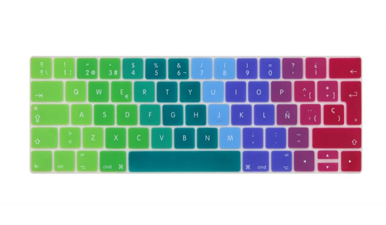 Protector Teclado Para Macbook Pro 13/15 A1989 A2159 Arcoiris