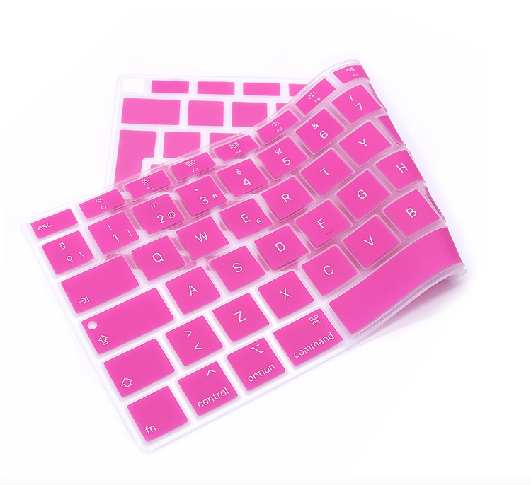 Protector Teclado Para Macbook Air A2179 A2337 Fucsia