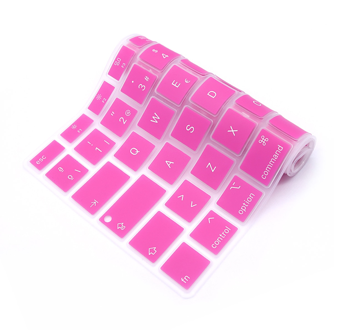 Protector Teclado Para Macbook Air A2179 A2337 Fucsia