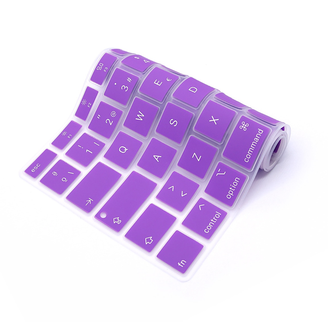 Protector Teclado Para Macbook Air A2179 A2337 Morado