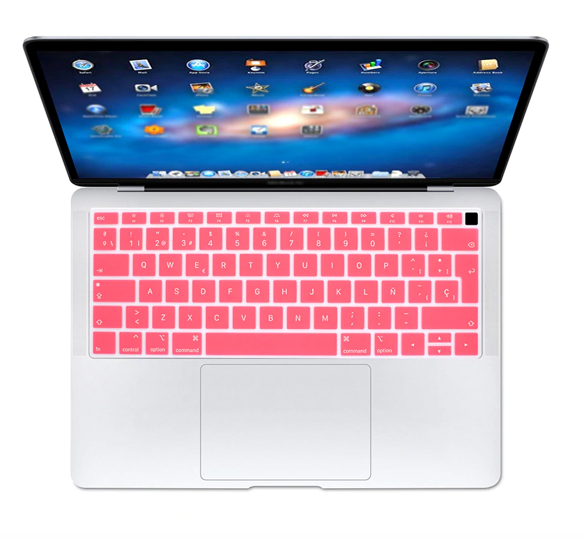 Protector Teclado Para Macbook Air A1932 Rosa