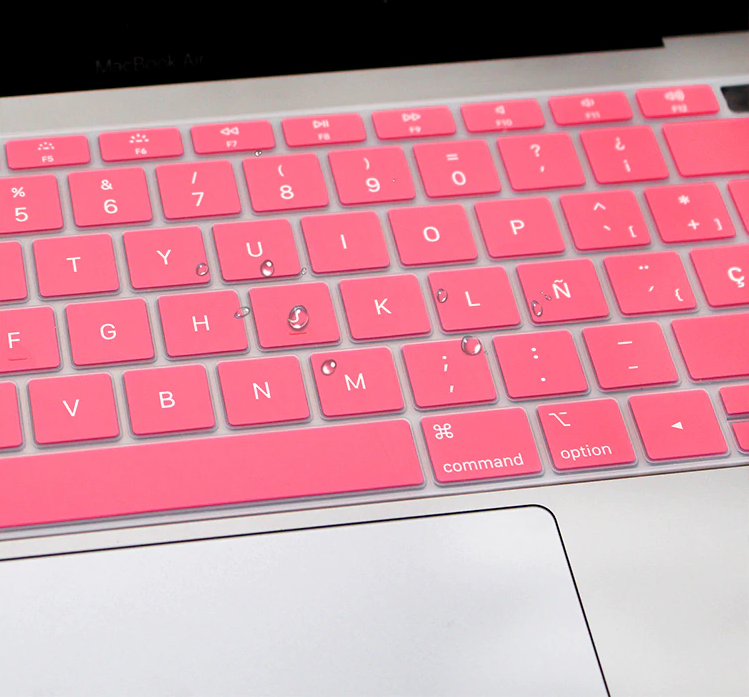 Protector Teclado Para Macbook Air A1932 Rosa