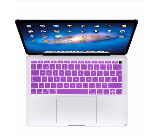 Protector Teclado Para Macbook Air A1932 Lila