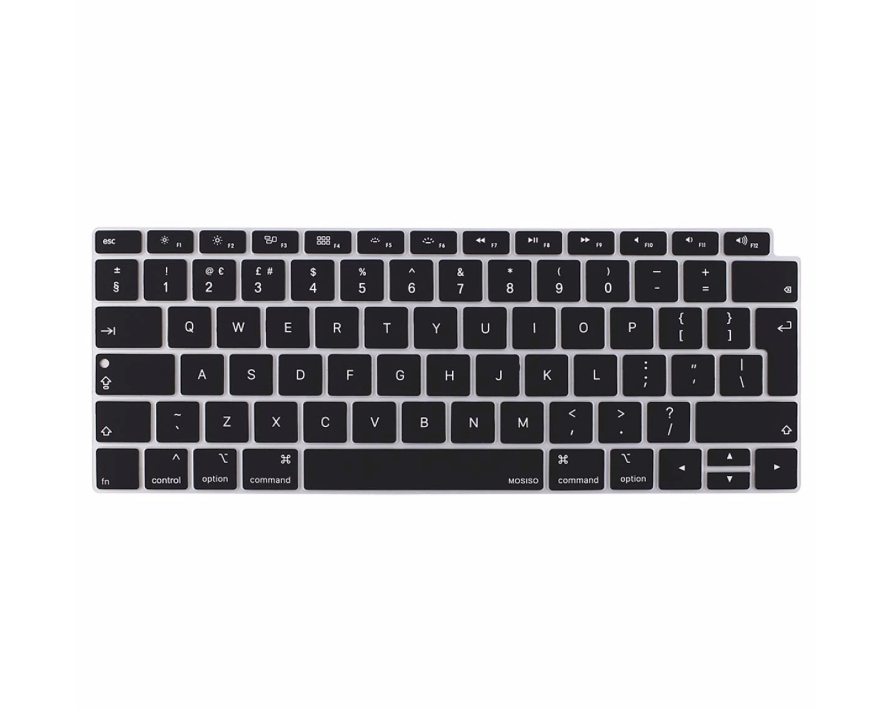 Protector Teclado Para Macbook Air A1932 Ingles Negro