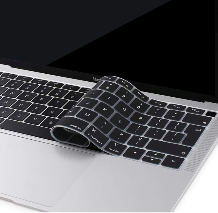 Protector Teclado Para Macbook Air A1932 Ingles Negro