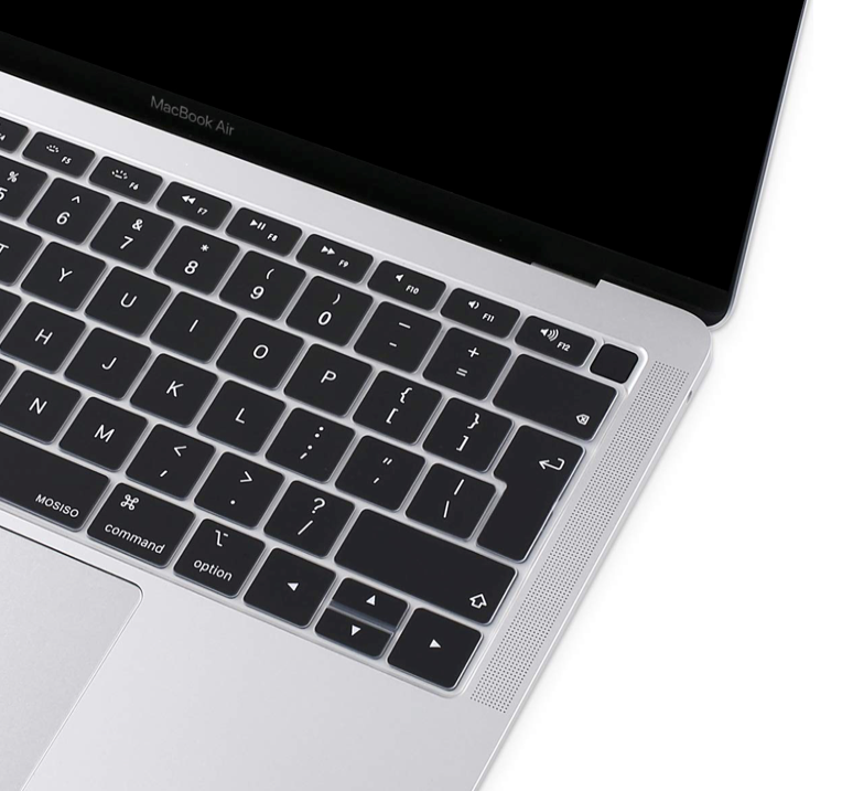 Protector Teclado Para Macbook Air A1932 Ingles Negro