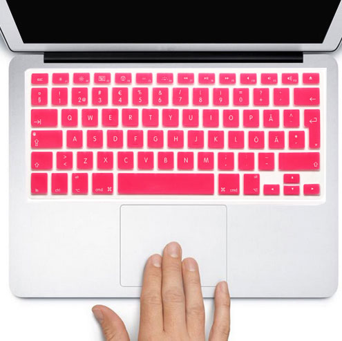 Protector Teclado Para Macbook Pro Air 13 Fucsia