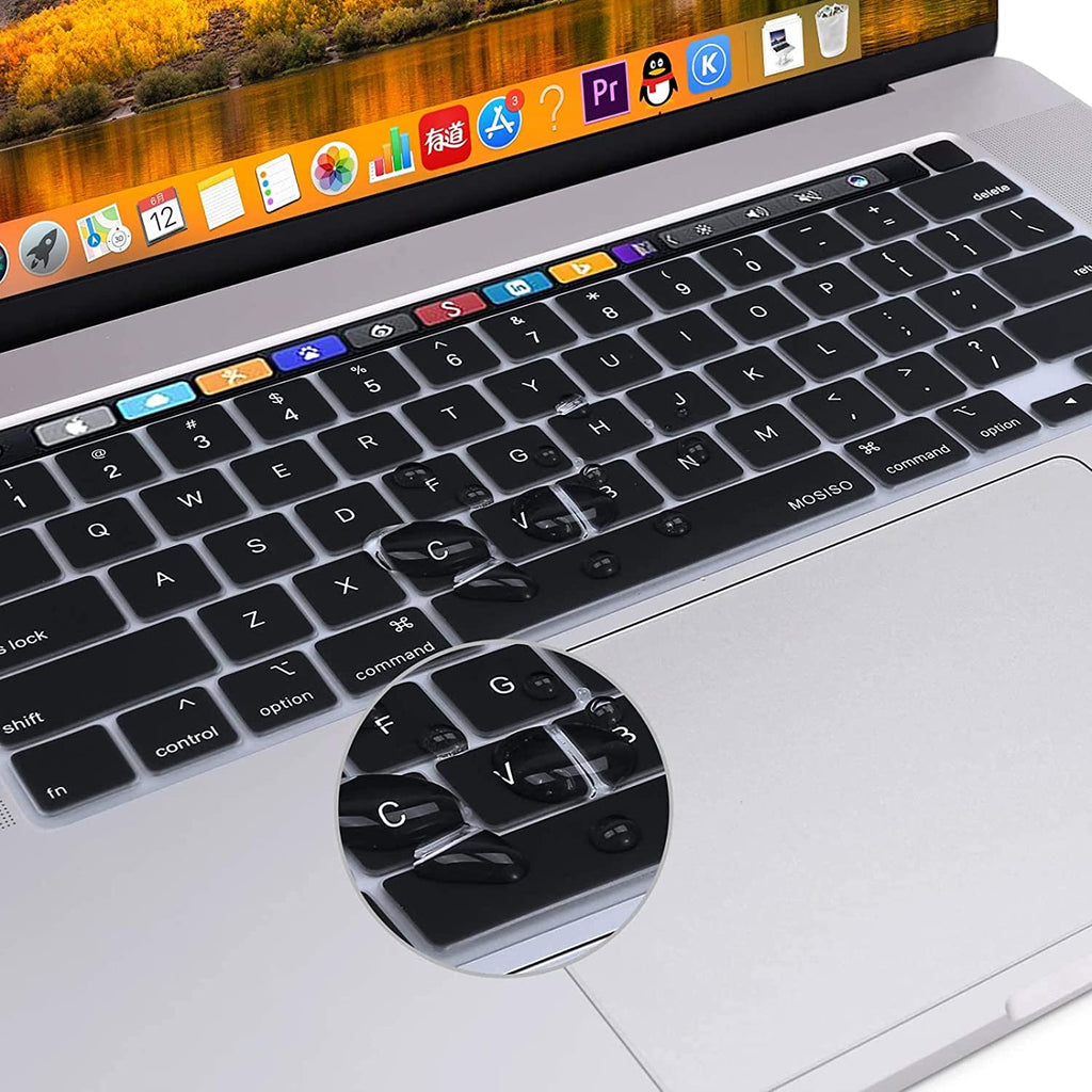 Protector Teclado Para MacBook Pro 13/16 A2338 A2141 Negro