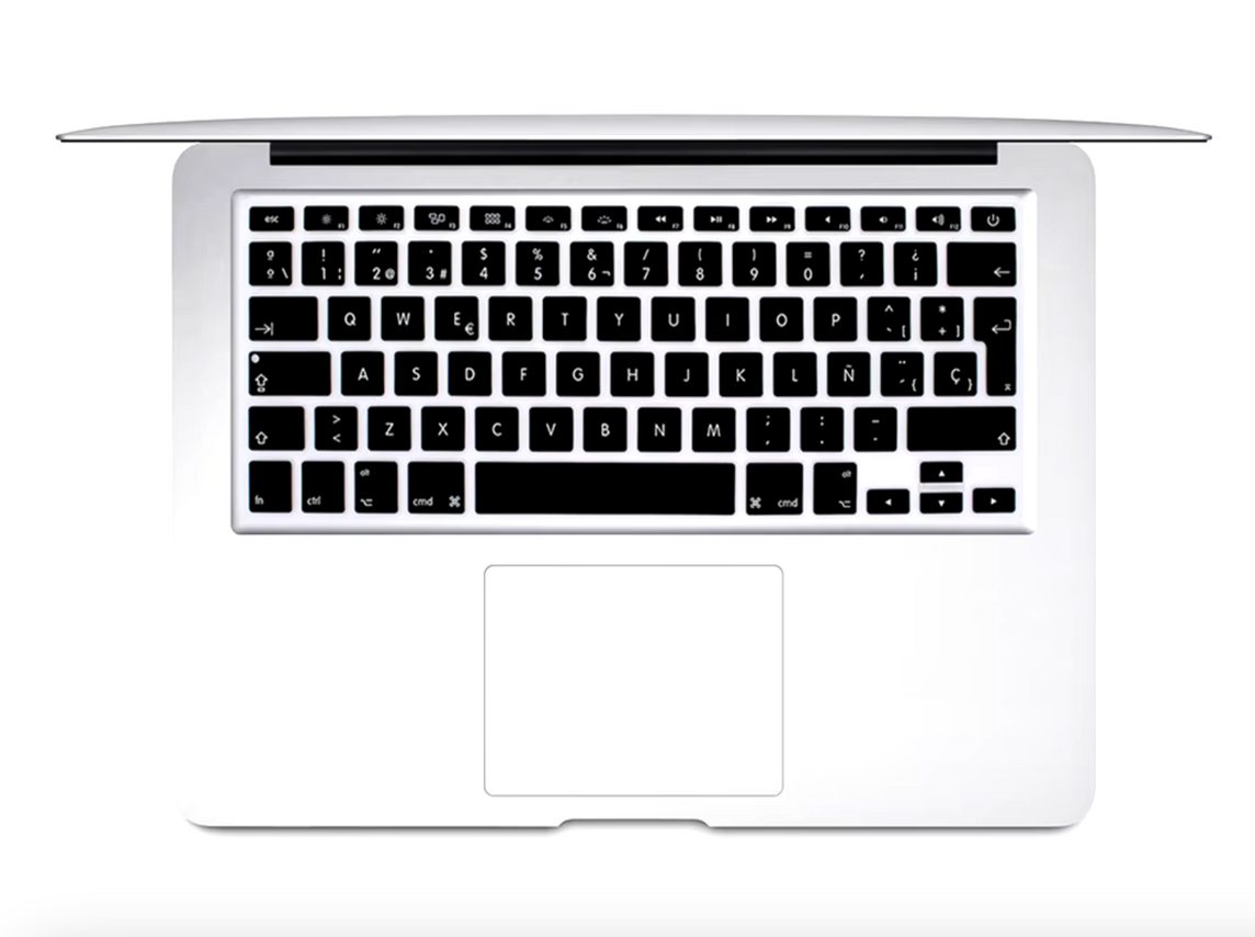 Protector Teclado Para Macbook Air 11.6 Negro