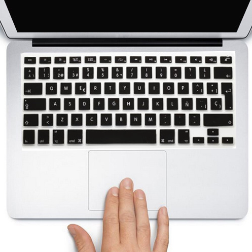 Protector Teclado compatible con Macbook Pro / Air  Negro