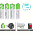 Pack 2 Pilas AA Litio 2600mah Recargables Puerto Usb C
