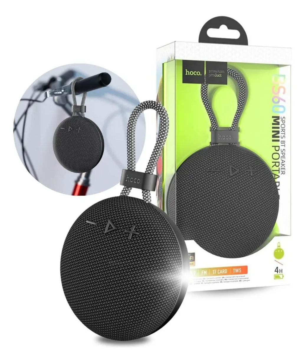Parlante Bluetooth Hoco BS60 Exploring TWS FM TF Negro