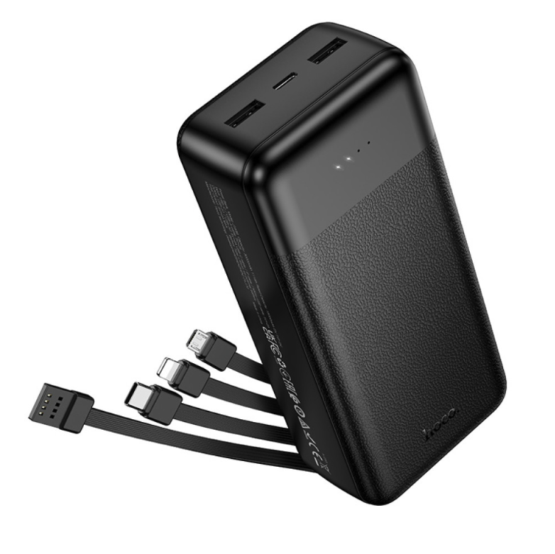 Powerbank Hoco J163B 30000mAh 4 en 1 Carga Rápida