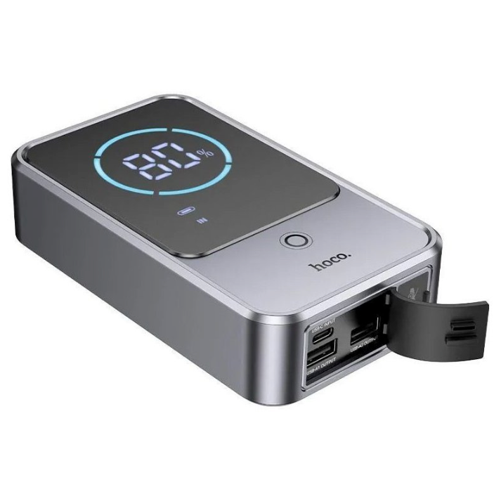 Powerbank Partidor Auto Hoco QS7 10000mAh Gris