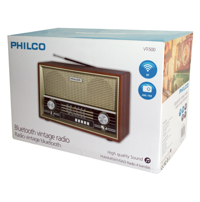 Radio Retro Vintage Bluetooth USB MP3 VT500