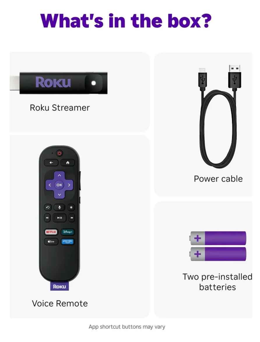 Roku Streaming Stick HD con Control por Voz
