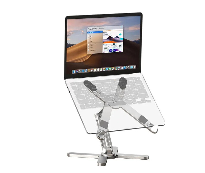 Soporte Giratorio Plegable Alum. Notebook Macbook 360 Grados