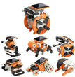 Set Juguete  7 en 1 Robots Armables Solares