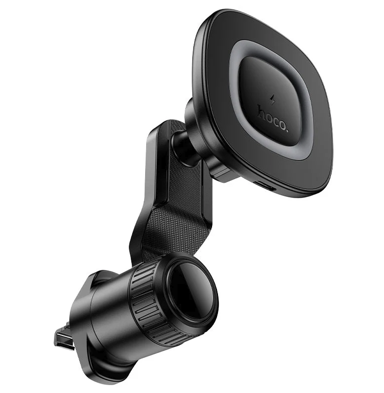 Soporte Auto Hoco HW30 Carga Inalámbrica Negro