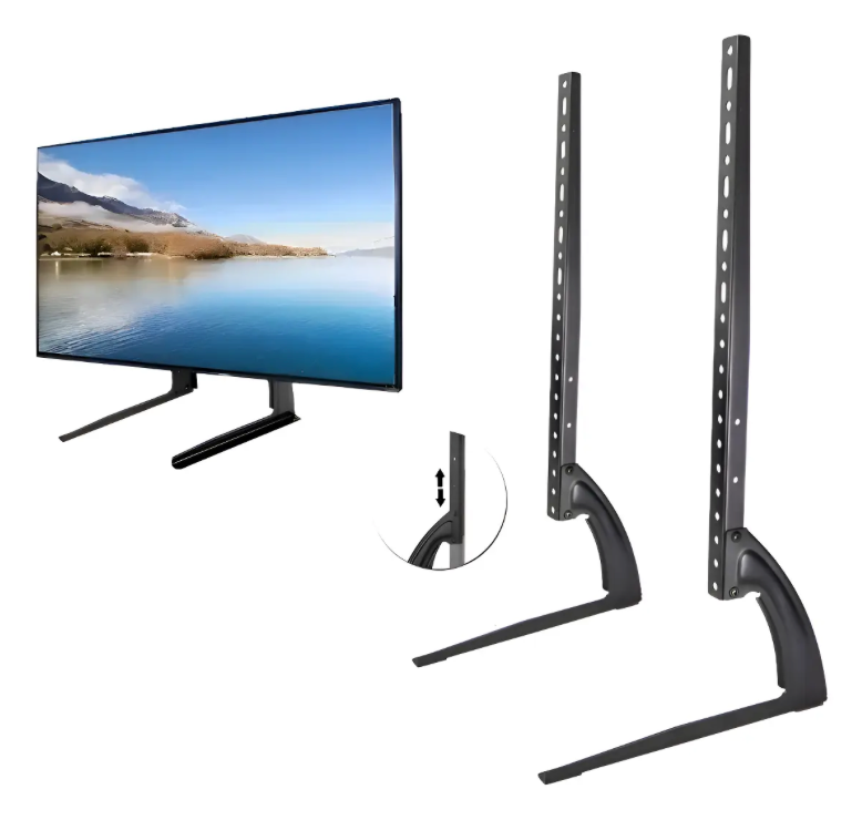 Soporte Base Patas TV Universal 37 a 75 Negro