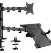 Soporte Monitor y Notebook Brazo Articulado Escritorio A017 Goforit