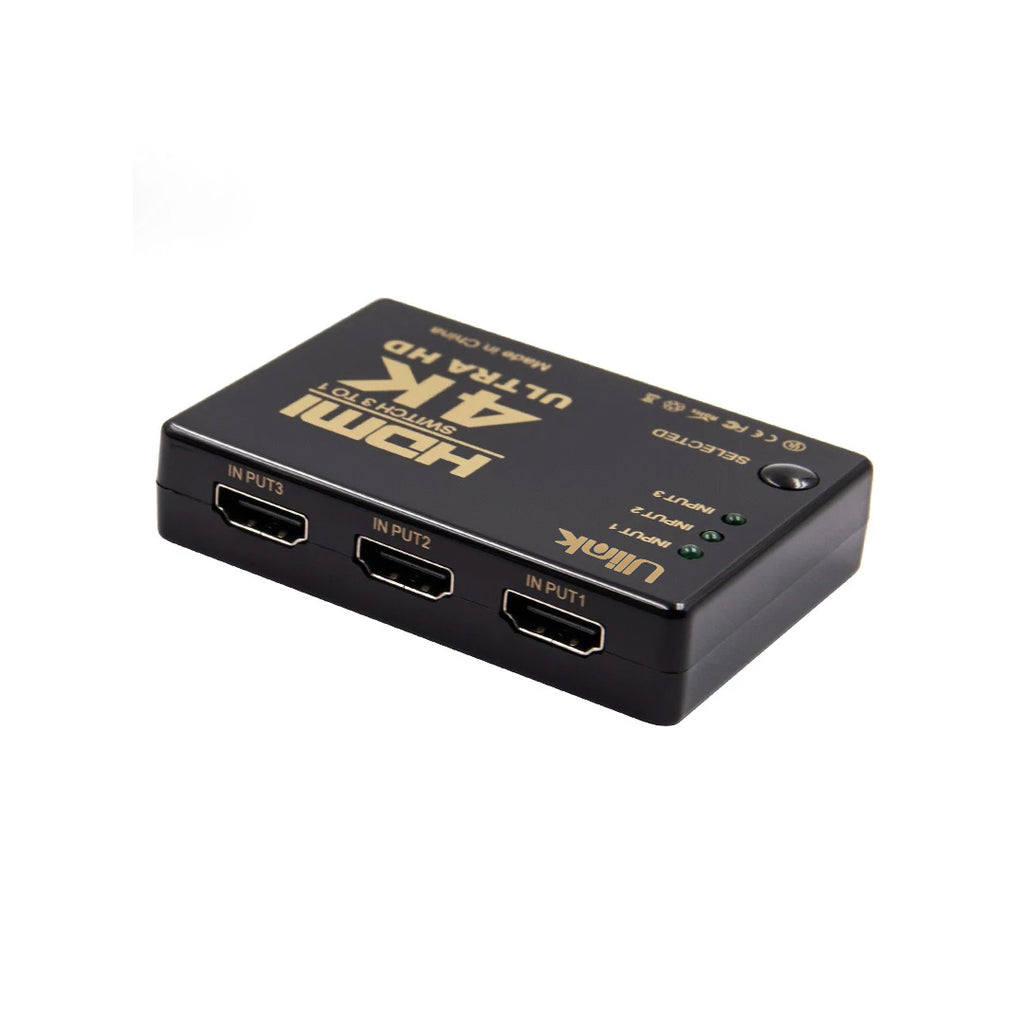 Switch HDMI 4K Ulink 3 Puertos Selector Video UL-VS4K3