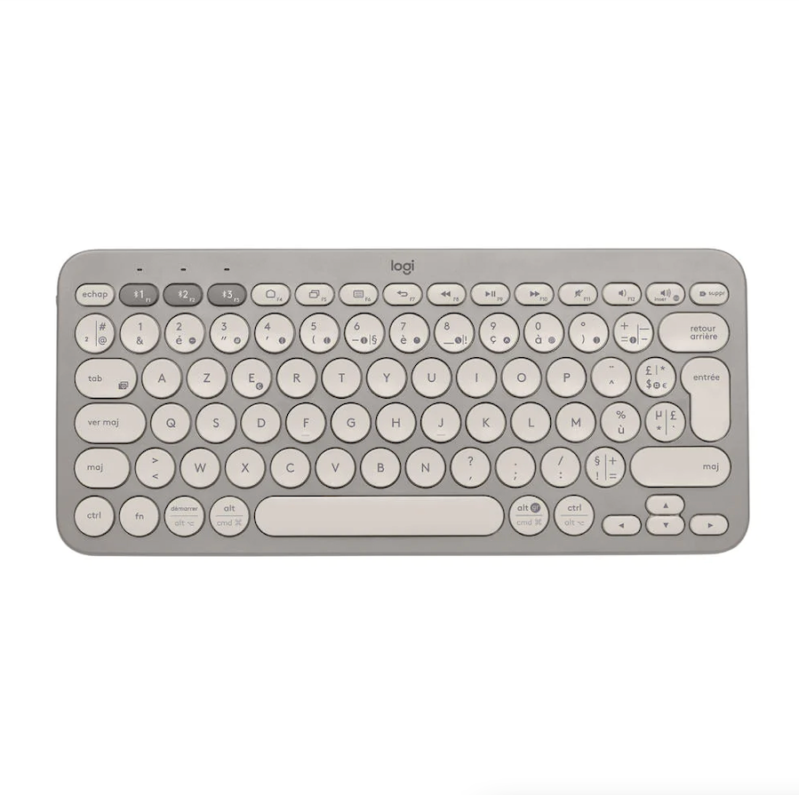 Teclado Bluetooth Multidispositivos Logitech K380 Gris