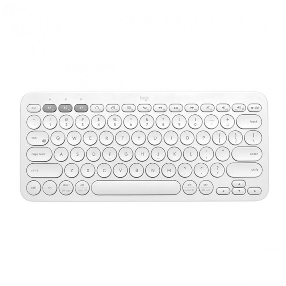 Teclado Bluetooth Logitech K380 Multidispositivos Blanco