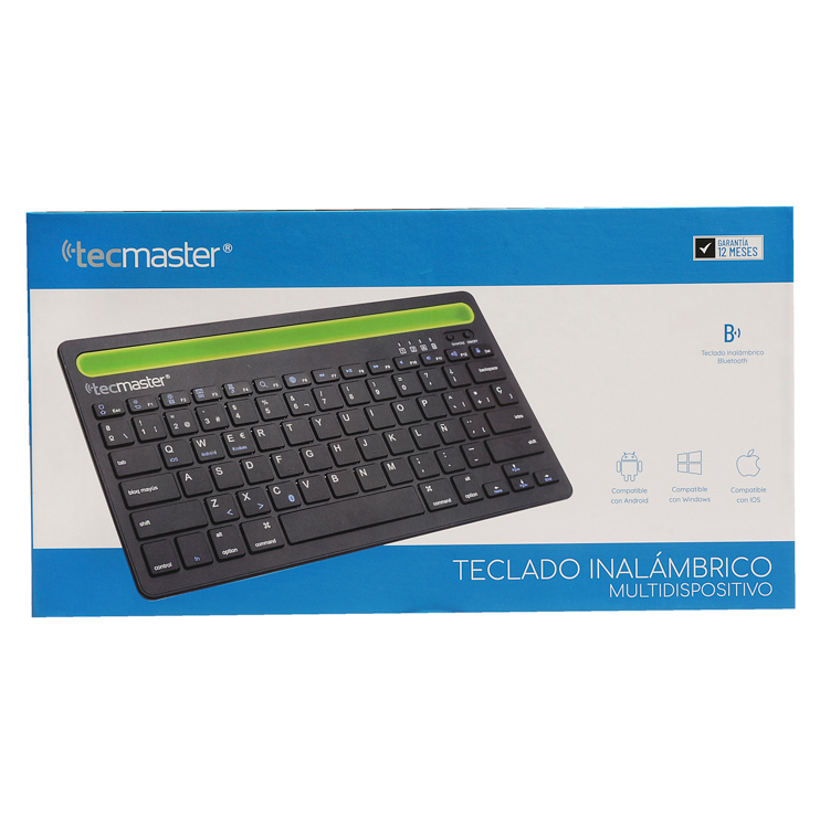 Teclado 2 en 1 Bluetooth compatible con Mac Tablets notebook