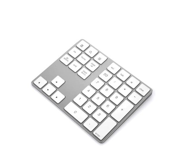 Teclado Numerico Bluetooth Mac Notebook 35 Tec. Silver
