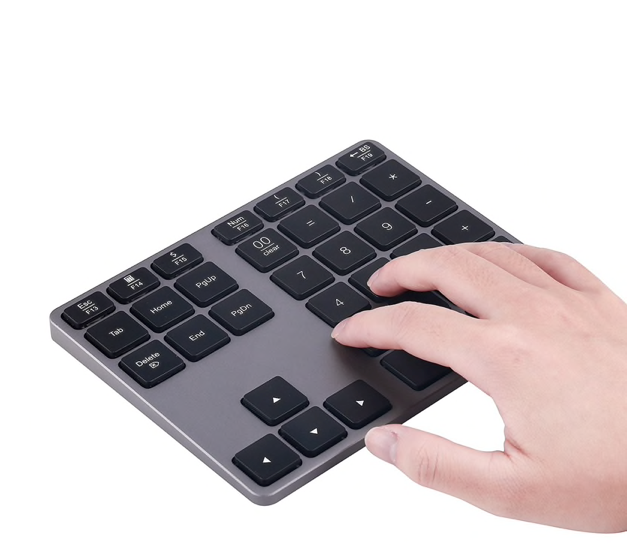 Teclado Numérico Bluetooth compatible con Macbook Notebooks