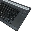 Teclado Inalambrico y Bluetooth Touchpad Recargable UT-KBBT900P