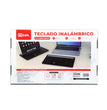 Teclado Inalambrico y Bluetooth Touchpad Recargable UT-KBBT900P