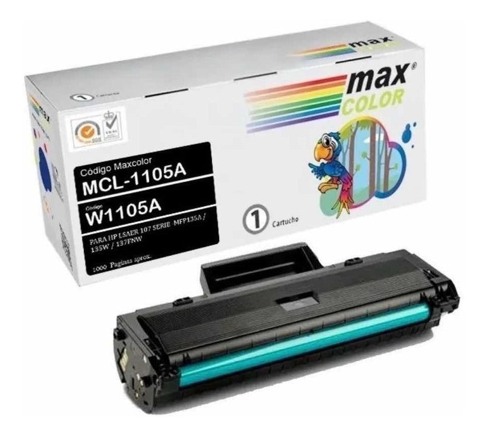 Toner 105A W1105A 1105A Para HP 107A 107W 135W 137W Alternativo