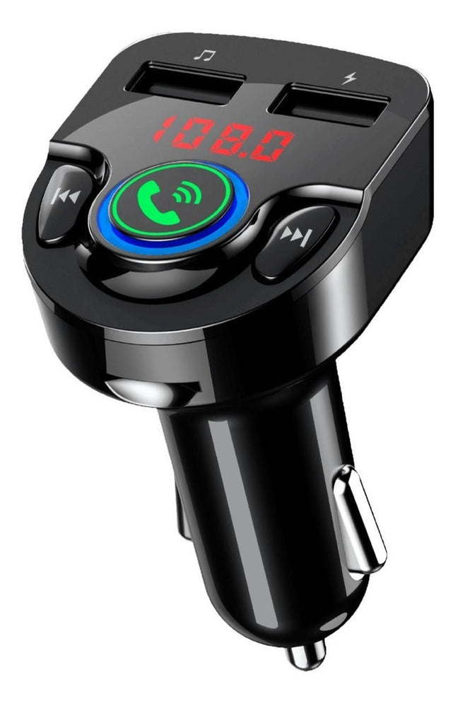 Transmisor FM Radio Bluetooth Inalambrico Auto Tecmaster