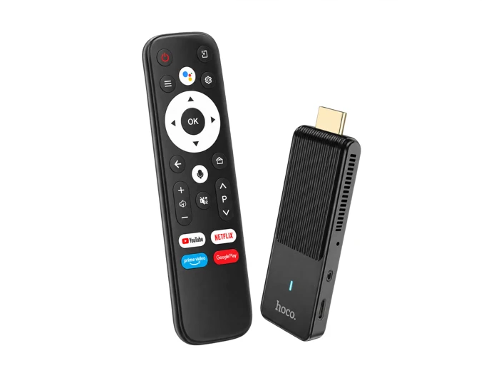 TV Box Hoco HOT1 Android 14 WiFi 4K Negro