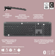 Teclado Inalámbrico Logitech Signature Slim K950 Grafito